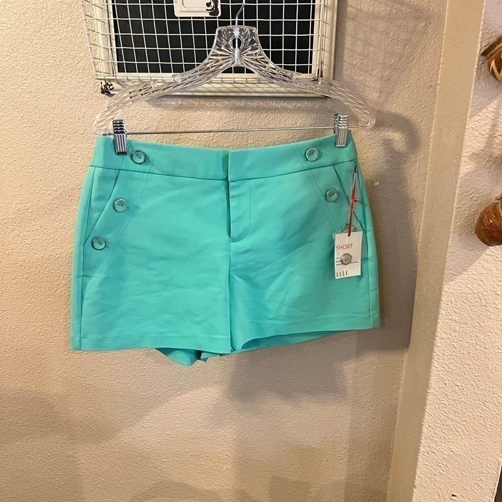 𝅺ELLE turquoise shorts